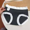 Ropa Interior para Mujer 10A Calzones Antibacterianos, Algodón Puro, Entrepierna Extendida, Alto Valor Estético, Amigable con la Piel, Diseño Simple, Calzones para Mujer