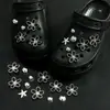 Zapatos con Agujeros DIY Charms para Zapatos Estrella Rosa Lazo Nueva Hebilla de Zapato Estrella de Pedrería Accesorios Decoraciones de Moda