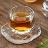 [Juego de 6] Vasos Transparentes Resistentes al Calor, Vasos de Vidrio Gruesos de Estilo Chino de Moda para el Hogar, Conservación de la Salud, Vasos para Vino, Vasos para Té