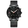 Reloj de Cuarzo Casual de Recompensa Reloj Deportivo para Hombre Transfronterizo Europeo y Americano Negocios Nuevo Estilo Cronógrafo de 5 Manecillas Reloj para Hombre