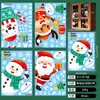 Pegatinas Electrostáticas de Copo de Nieve Blanco Navideño Transfronterizo Pegatinas Decorativas para Vidrio de Ventana Puerta Diseño de Fondo para Ventana Pegatinas de Ventana