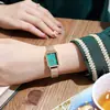 2026 Novo Estilo Feminino Nicho Alto Padrão Estilo Ins Moda Jovem Relógio Verde para Alunos do Ensino Fundamental II e Médio, Estilo Simples Presente de Aniversário