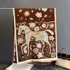 Novedad Otoño e Invierno Calentador de Cuello de Cachemira Sintética Bufanda Gruesa Extendida Pañuelo para la Cabeza Minoría Étnica Chal Versátil Ropa de Abrigo para Mujer