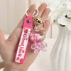 Llavero de Botella de Arena Líquida de Dibujos Animados, Pequeños Regalos para Puestos, Accesorios Acrílicos al por Mayor, Colgante Relleno de Aceite, Rasca Gatos Lindo de Regalo