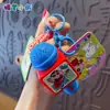 Llavero Colgante Auténtico de Micrófono Crayon Shin-Chan Llavero de Juguete de Micrófono de Voz para Niños Colgante Pequeño Regalo