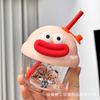 Dundun taza mini taza linda pajita vaso taza pequeña taza de leche café taza gorda mano regalo mayoreo