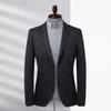 Traje Leisibert para Hombre Otoño e Invierno Nuevo Estilo Coreano Elástico Casual para Hombre Traje Pequeño Chaqueta de Traje Ajustada para Hombre