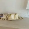 Bolsa plissada estilosa tipo nuvem para mulheres, novidade da primavera 2026, bolsa transversal de nicho de alto valor, bolsa moderna para o dia a dia para mulheres