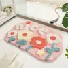 Alfombrillas de Baño Transfronterizas, Tufted y Flocked, Engrosadas, Absorbentes de Agua, Esterillas Refrigerantes, Alfombrillas para Puerta de Inodoro, Suministro de Comercio Exterior