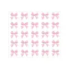 25 Pegatinas por Hoja, Pegatinas de Moños Tricolor para Decoración de Regalos, Repostería, Ramilletes, Sobres, Invitaciones, Pegatinas Decorativas para Maletas