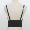 Cinturón de mujer con decoración de falda de alta calidad, negro, cintura ancha, sello, nuevo diseño de chaleco de moda, cinturón de nicho con sentido