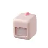 Caixa portátil 2 em 1 para remover maquiagem de viagem, caixa portátil multifuncional para armazenamento de discos de algodão, caixa dispensadora de removedor de maquiagem para viagem