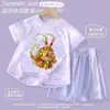 Plantas vs.. Ropa de Rey Mono de Zombies 2 para Niños y Niñas, Camiseta de Manga Corta, Ropa de Secado Rápido para Niños, Conjunto de 2 Piezas de Seda Helada