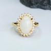 Anillo de Jade Hetian Natural Guan Yu Anillo de Dedo de Jade Blanco Anillo de Jade Transmisión en Vivo Fábrica Mayorista Dropshipping S3072306