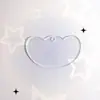Una Variedad de Guka en Blanco Redondo Corazón Pegamento de Crema Hecho a Mano DIY Llavero Decorativo Joyería Acrílico