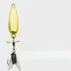 Nuevo modelo anzuelo de mosca hélice señuelo de lance largo micro señuelo cebo artificial mosca de frijol mungo para cabeza de serpiente y pescado blanco micro anzuelo de mosca