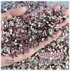 Color caramelo tamaño pequeño fondo plano diamante para decoración de uñas diamante forma mixta diamante k9 vidrio súper brillante joyería para decoración de uñas venta al por mayor
