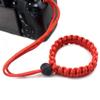 Alça de Pulso para Câmera Trançada em Paracord, Anti-Perda, Anti-Queda, Multifuncional, Colorida, Ajustável, Alça de Pulso para Câmera Feita à Mão Atacado