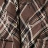 Ropa de Mujer Transfronteriza de Estilo Europeo y Americano Nueva Vintage a Cuadros Bolsillo Decorativo Camisa de un Solo Botón Estilo Ajustado Vestido Largo