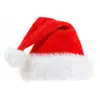 Decoração de Natal presente chapéu de Natal de pelúcia chapéu de pelúcia macio e confortável