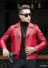 Fabricante Mayorista Chaqueta de Cuero PU para Hombre Estilo Coreano Nueva de Primavera y Otoño, Corte Regular, Abrigo de Cuero para Hombre Tallas Grandes