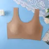 Minimizador de Busto Grande y Efecto de Recogimiento, Sujetador Inalámbrico Cómodo, Tallas Grandes Recogimiento Seamless y Soporte Lateral del Pecho, Sujetador Inalámbrico Anticaída