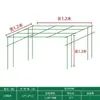 Soporte de montaje para pérgola de uvas para patio exterior, estructura trepadora para maracuyá y calabaza amarga, enrejado de hierro forjado, estructura trepadora para plantas de balcón