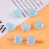 Nuevo Color Chapado Transparente Corazón Sándwich Cuentas Acrílicas Sueltas DIY Hecho a Mano Cadena para Teléfono Móvil Collar Joyería y Otros Accesorios