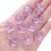 Cuentas de rosa acrílicas transparentes, hechas a mano, para pulseras, collares, colgantes, accesorios, fabricantes al por mayor
