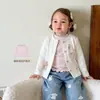 Ropa para Niñas: Conjunto de Otoño con Suéter de Punto Estilo Coreano de Dibujos Animados y Pantalones para Principios de Otoño, Ropa para Bebé Niña