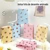 Dia das Crianças Ins Estilo Coreano 3D Espessado 100g Papel Kraft Saco de Embalagem para Presente Adereço de Foto Bolsa Organizadora