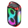 Lámpara en Forma de Ocho para Comercio Exterior de 5 Pulgadas Luz de Ambiente Colorida Altavoz Bluetooth Portátil para Exteriores Soporte para Altavoz OEM