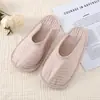 Zapatillas Especiales para Esterilla de Escalada de Verano, Cubrezapatos Transpirables de Tela de Algodón Silenciosos para Cuatro Estaciones, Zapatillas de Tela para Adultos con Punta Reforzada para Interiores