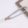 Amarres de Cortina de Perlas, Cuerdas de Amarre Luminosas de Perlas Ajustables Tipo Tirador, Sin Taladrar, Sin Instalación Requerida, Accesorios para Cortinas, Pinzas para Cortinas