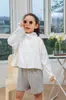 Ropa de Protección Solar para Niños, Seda de Hielo, Transpirable de Verano, Anti-UV, Poncho para Mujer, Protector Solar, Para Exteriores UPF50, Ropa Familiar para Niñas