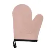 Guantes para Microondas de Venta Caliente Transfronterizos con Bordes Cortos y Relleno de Algodón, Guantes de Cocina Aislantes del Calor, Guantes de Silicona Anti-quemaduras para Hornear en el Horno