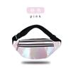 Grande Promoção Transfronteiriça Popular Bolsa de Cintura Feminina Sinfonia Laser Moda Bolsa de Cintura Bolsa de Peito Transversal Bolsa para Celular