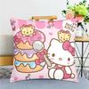 Gato de Dibujos Animados Lindo Imitación Súper Almohada Rosa Corazón de Niña Linda Funda de Almohada Diseño de Foto Personalidad Creativo DIY