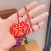 Nuevo Pulsera de Cuerda Colorida del Festival del Bote del Dragón para Niñas, Productos Terminados Tejidos a Mano, Regalos de Joyería para Bebés y Niños, Adornos Lindos para la Mano