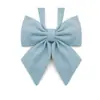 Poof Ding Oso Original Genuino JK Color Sólido Raíz de Pluma Corbata Lazo Flor Camisa Estudiante Universitario Femenino Accesorios Pequeño
