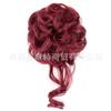 Faixa de cabelo europeia e americana transfronteiriça peruca barba longa cabeça de coque bagunçado Faixa de cabelo Faixa de cabelo fofa preguiçosa Cabelo de coque bagunçado