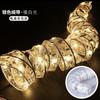 Guirnalda de luces LED de colores con alambre de cobre decorativo para Navidad, cinta de luces de satén, diseño de escena, guirnalda de luces decorativas para árbol de Navidad