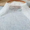 Tela de Encaje de Malla Blanca Cortina Tela de Fondo para Fotos de Boda Mesa de Comedor Vestido Ropa