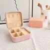 Caja de Joyería de Malla Lujosa Ligera para Viaje, Caja de Almacenamiento para Maquillaje, Anillos, Pendientes, Juguetes