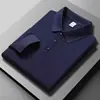 Camisa polo personalizable con logo para hombre y mujer, top de manga larga para negocios, adecuado para primavera y otoño, camisa base de color liso de corte holgado para usar como capa exterior