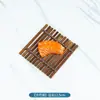 Decoración de Presentación de Comida Japonesa Escalera de Bambú para Sashimi Balsa de Bambú Valla de Bambú Plato Decorativo para Barbacoa Japonesa Presentación de Mariscos
