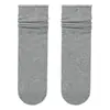 Meias bege para mulheres, primavera e outono, meias de algodão puro até o meio da panturrilha, barra enrolada, sem costura, perfeitas com sandálias Birkenstock, novo estilo 2026