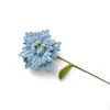 Ramo de Flores de Hibisco Artificiales Individuales Terminadas para Regalo de Recuerdo para Maestros, Integración de Equipos, Muebles de Calentamiento, Decoración de Oficina