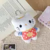 Nuevo delantal de chef con colgante de muñeco de peluche del gato KT, premio para lanzar en bodas, regalo para máquina de garra, llavero de vendedor ambulante
