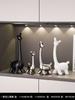 Adornos de Cerámica de Escritorio para Porche Nórdico Accesorios para el Hogar Decoraciones para Sala de Estar Mueble de TV Vinoteca Decoración para el Hogar